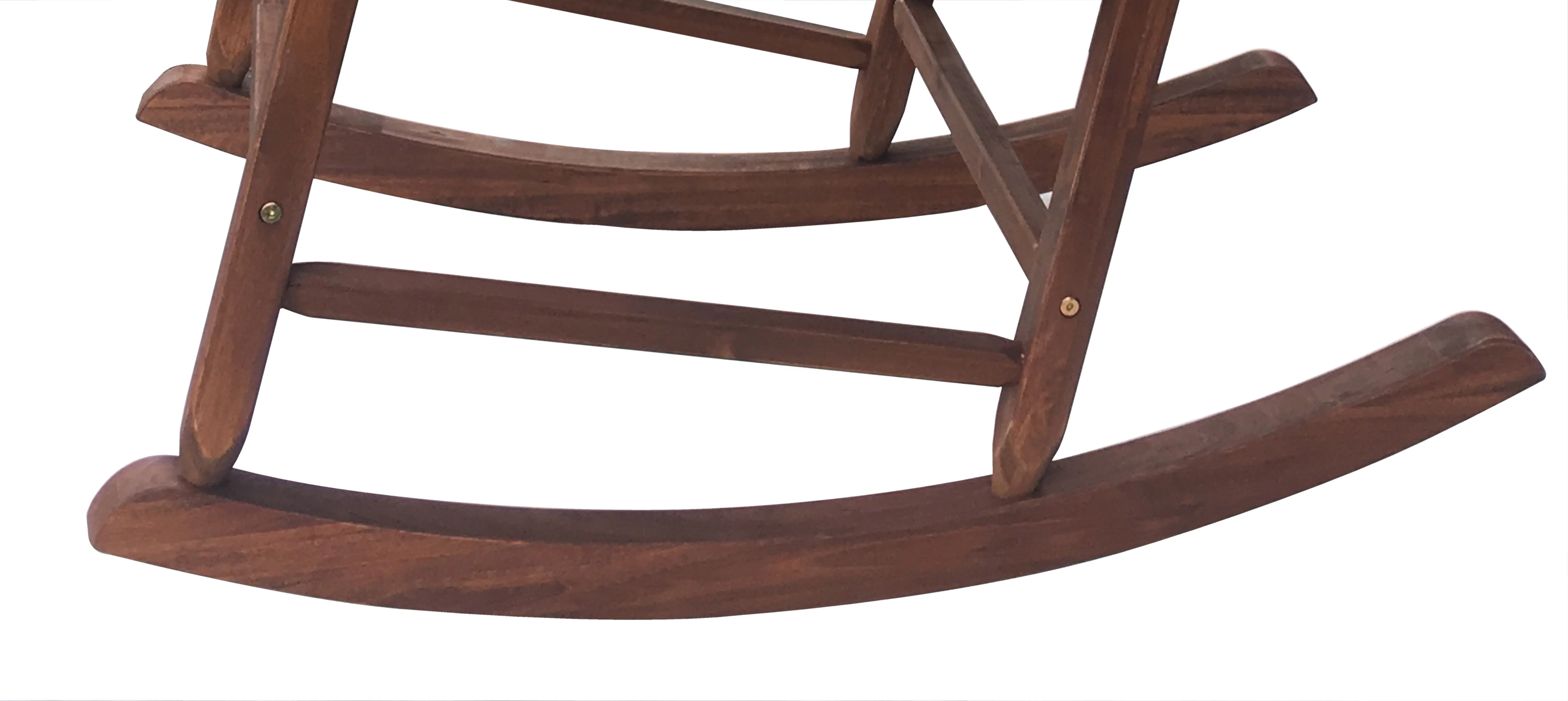 Mainstays Outdoor Wood Porch Rocking Chair, White Color, Weather Resistant Finish
