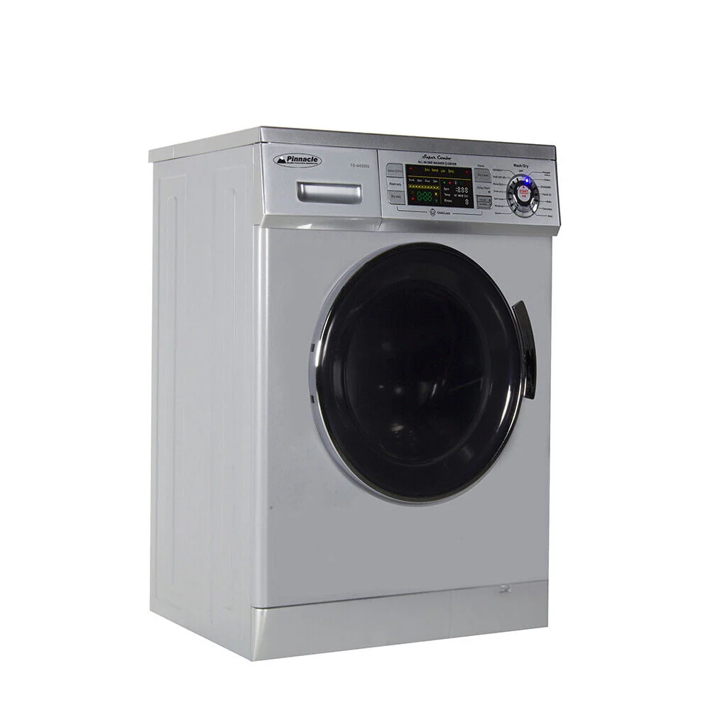Equator All-in-One 13 lb Compact Combo Washer Dryer, Silver
