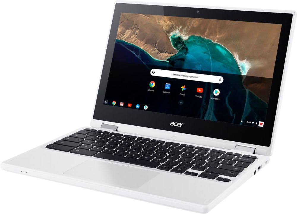 Acer - R 11 2-in-1 11.6x22 Touch-Screen Chromebook - Intel Celeron - 4GB Memory - 16GB eMMC Flash Memory - White