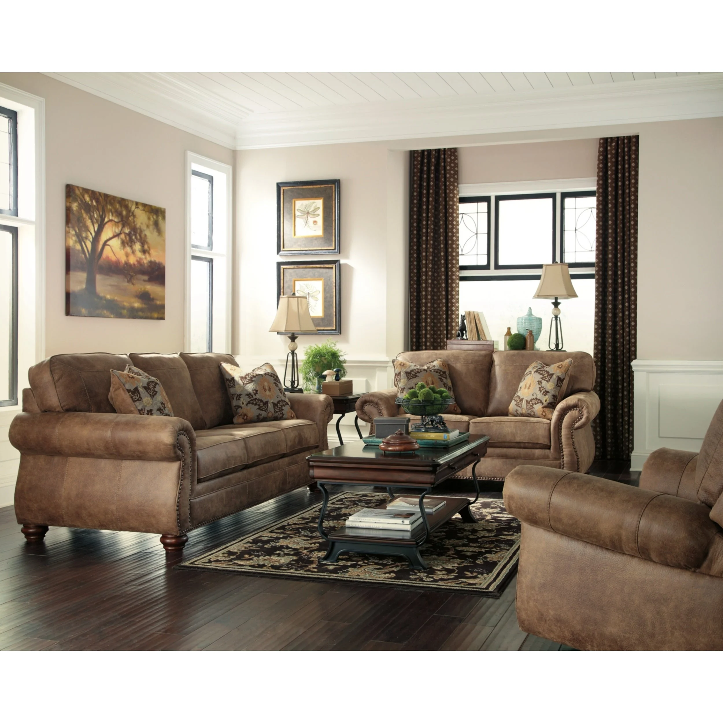 Signature Design by Ashley Larkinhurst Rocker Recliner in Earth