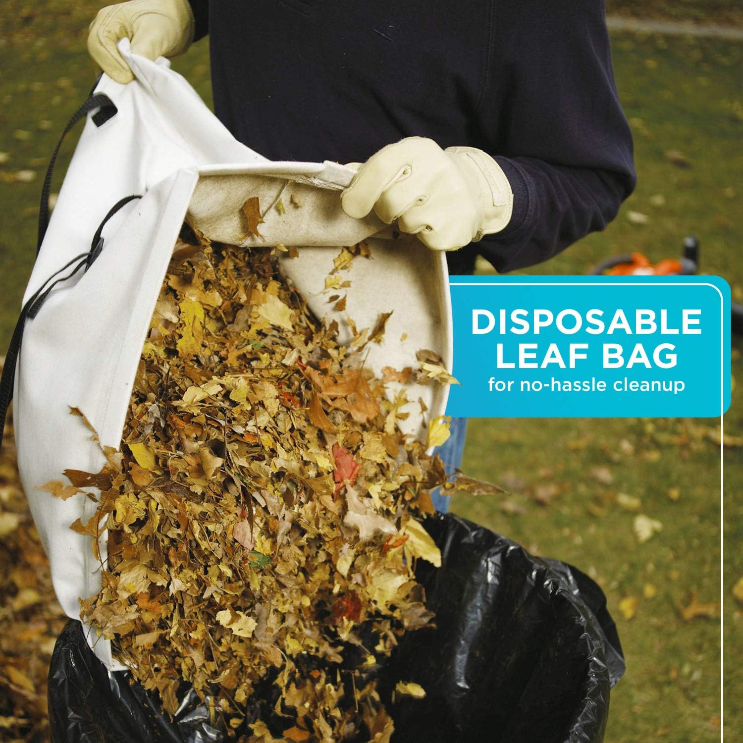 BLACK+DECKER Leaf Blower & Leaf Vacuum, 3-in-1, 12-Amp, 250-MPH, 400-CFM (BV6000) Pack of 2