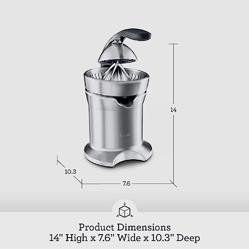 Breville Stainless Steel Citrus Press Pro Electric 110 Watts Stainless Steel Corded Electric juicer