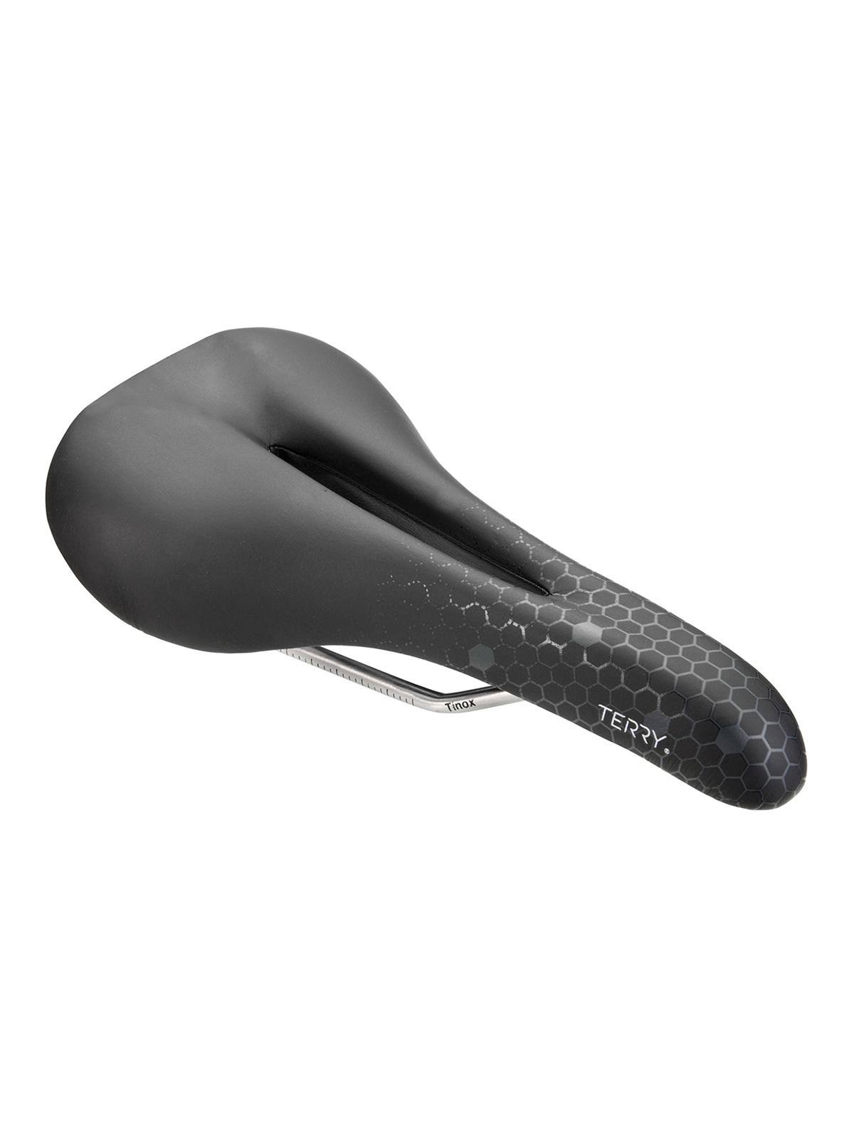 Terry Fly Ti Gel Saddle - Black/Gray