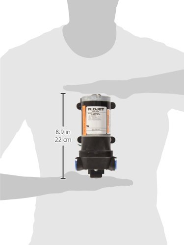 Flojet 04406043A 3.3 GPM 35 PSI 115V Quiet Quad Water Pump System