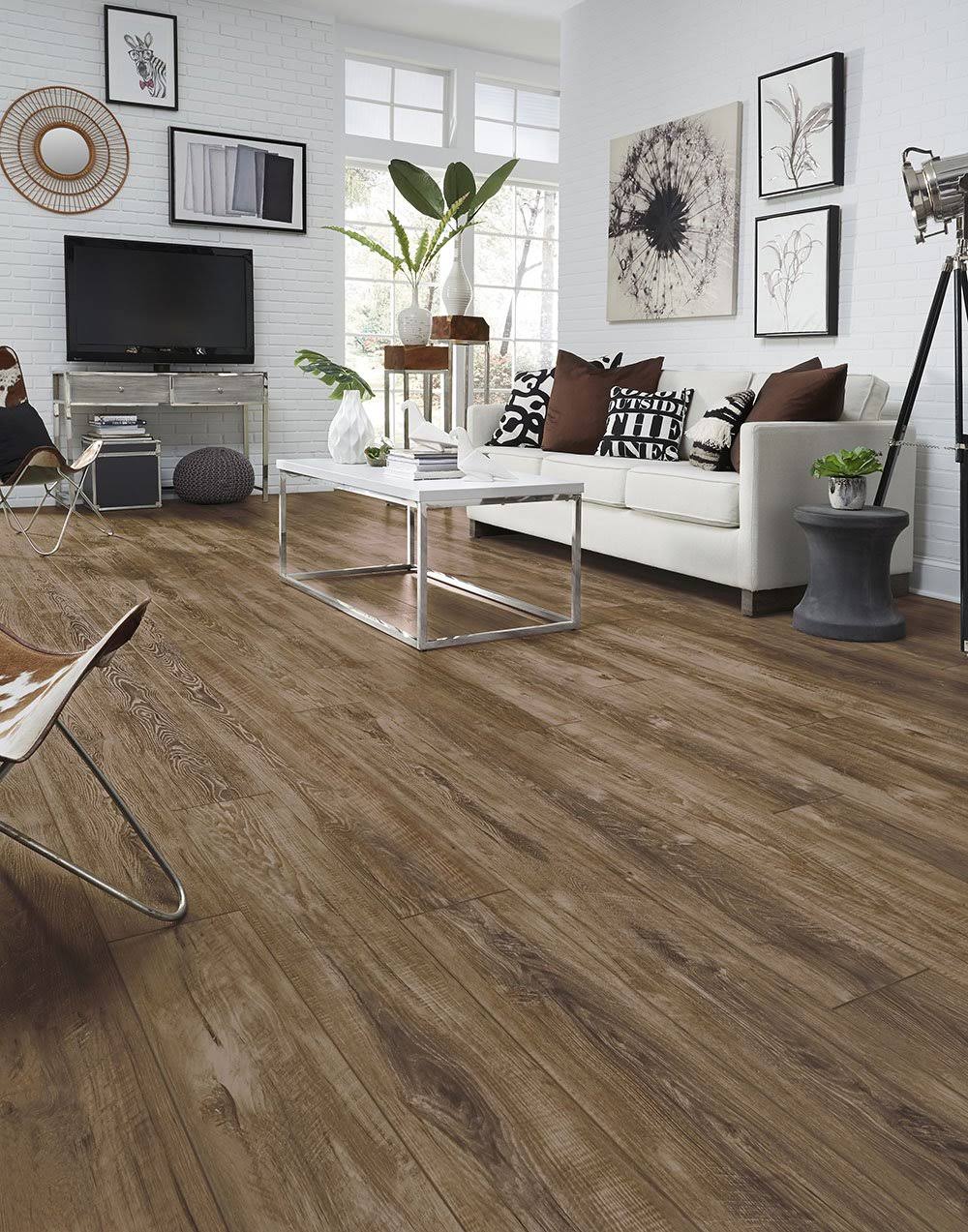 Mannington Adura Apex Napa 8x22 x 72x22 Barrel Dark Brown Luxury Vinyl Plank Flooring 23.4 Sq. ft. per Carton APX042