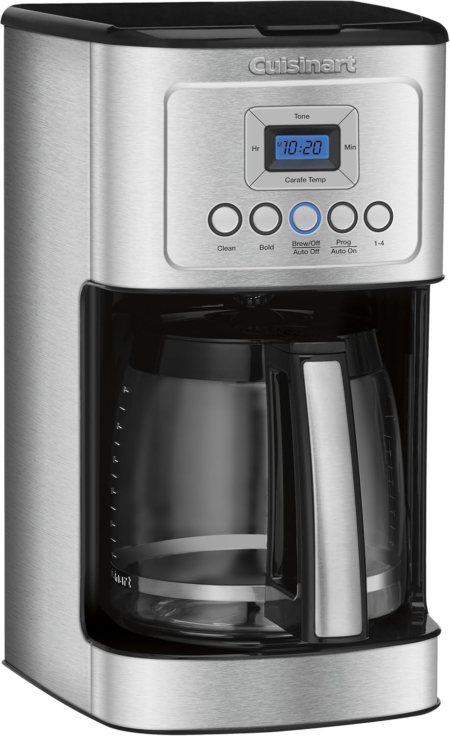 Cuisinart DBM-8 Supreme Grind Automatic Burr Mill and Coffee Maker by, 14-Cup Glass Carafe, Fully Automatic for Brew Strength Control & 1-4 Cup Setting, Stainless Steel, DCC-3200P1