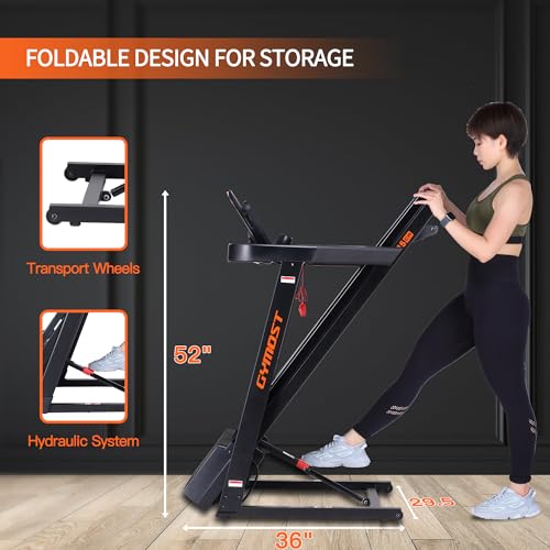 Treadmills for Home,Folding Treadmill with LCD Display,Incline Treadmill 300 350 LBS Weight Capacity for Walking and Running