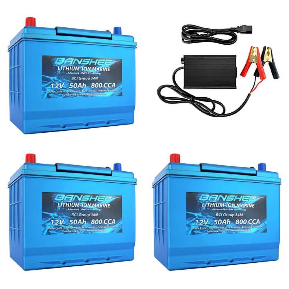 Banshee 36V 50Ah Marine Lithium Battery Kit - Curated Treasures Market
