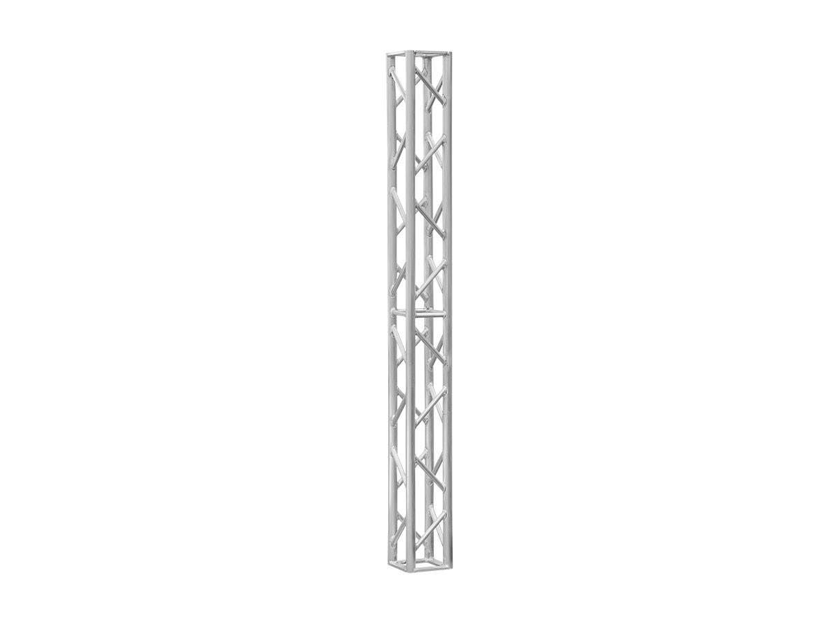 Monoprice 8in x 8in Lite Duty Box Truss - 2m (6.56ft) with Hardware, Up to 500 Pounds Load Capacity - Stage Right Series, White