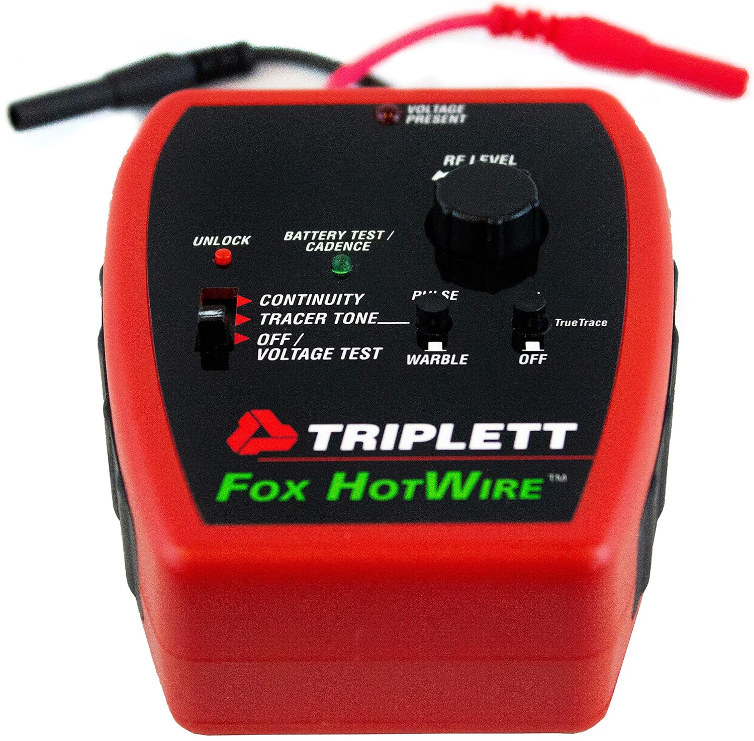Triplett Fox & Hound Premium Tone and Probe Wire Tracing Kit Generates Multiple Tones with Adjustable Sensitivity for Electrical Wire, LAN Cable, Telephone, and More (3399)