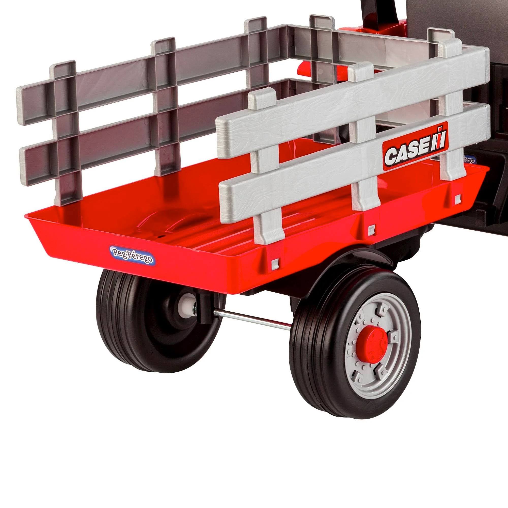 Peg Perego Case IH Tractor and Trailer Pedal Ride-On