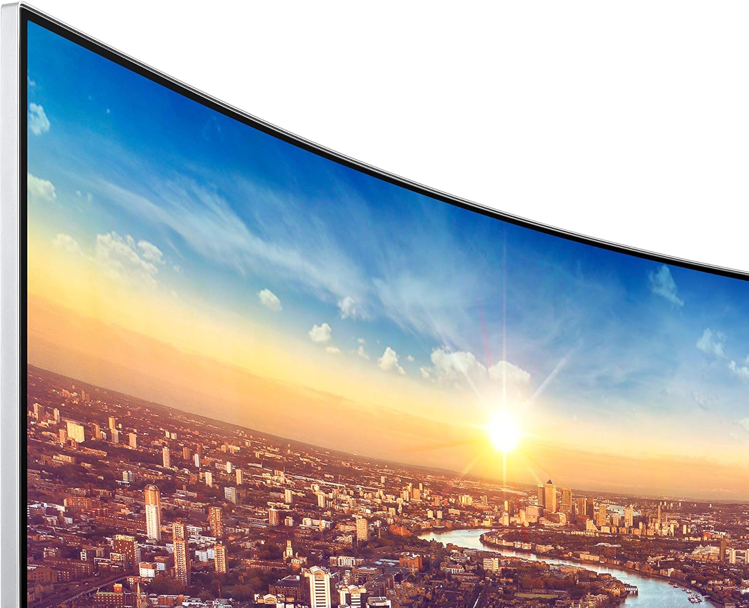 SAMSUNG 34” ViewFinity CJ79 Series Ultrawide QHD (3440x1440) Computer Monitor, 100Hz, Thunderbolt 3 Daisy Chain, QLED, HDMI, USB Hub, Height Adjustable Stand, LC34J791WTNXZA, White
