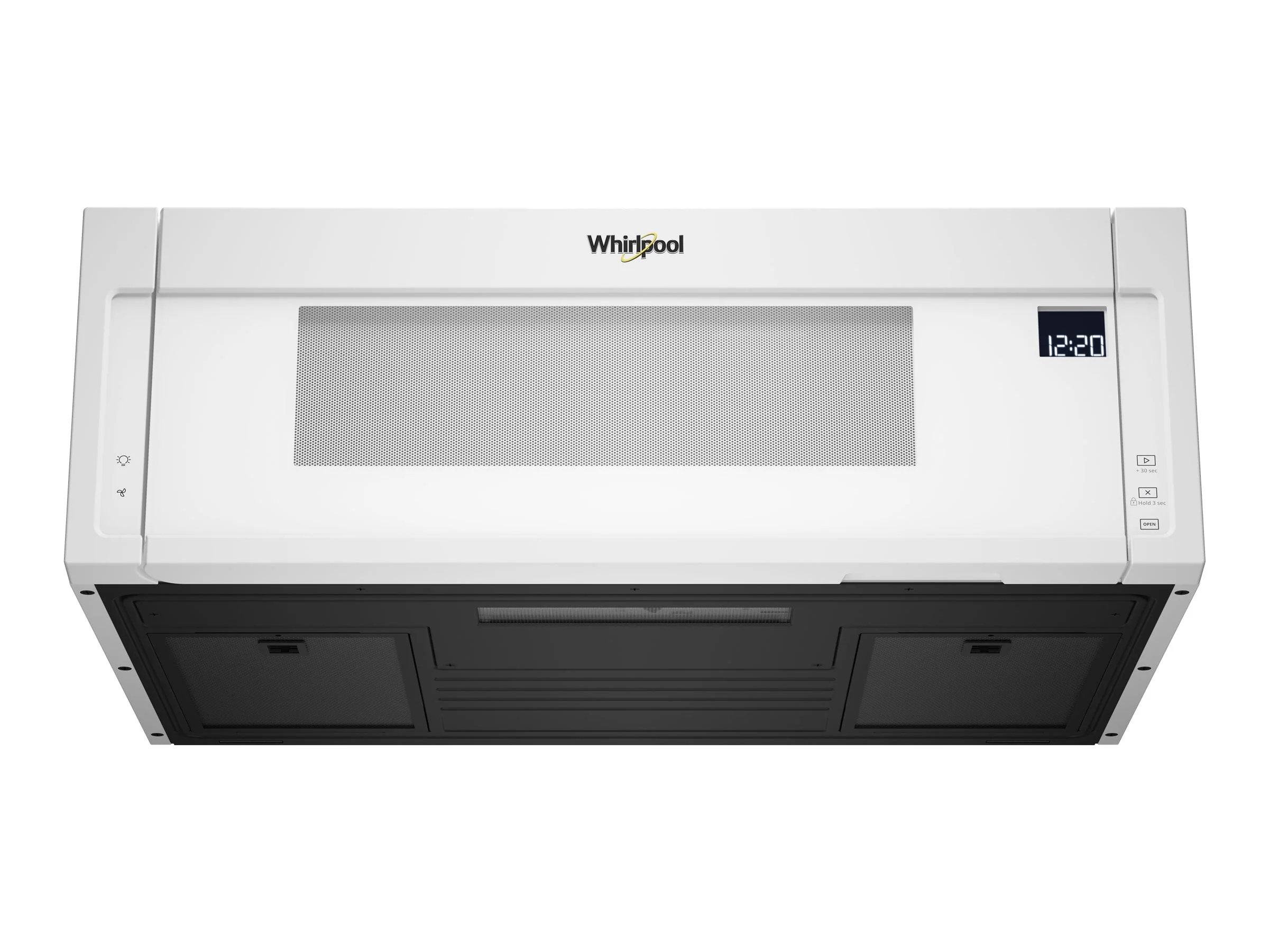 Whirlpool WML75011HW - Microwave oven - over-range - 1.1 cu. ft - 1000 W - white with built-in exhaust system