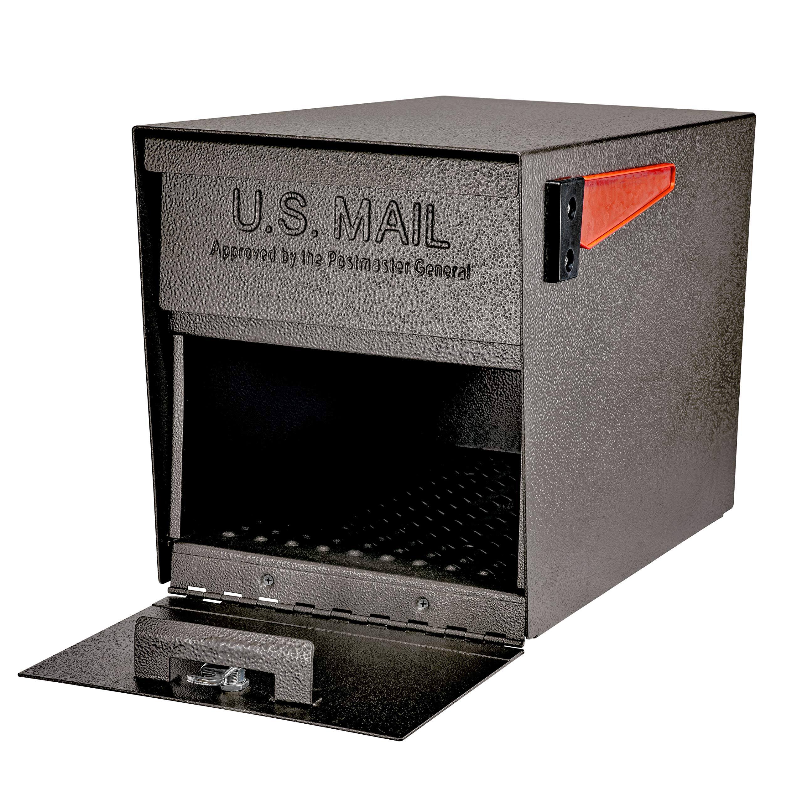 Mail Boss 7108 Curbside Locking Security Mailbox, Bronze