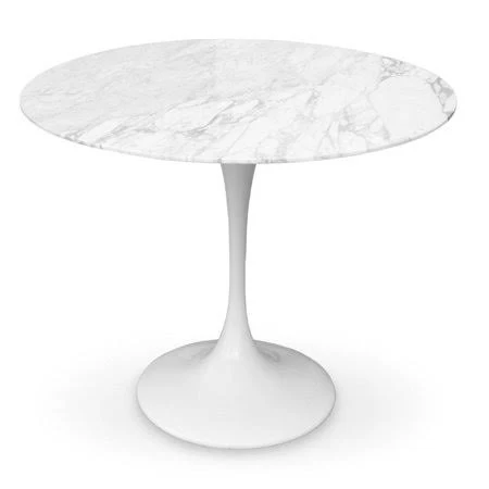 Eero Saarinen Tulip Table Marble Top 32 inch by Modholic