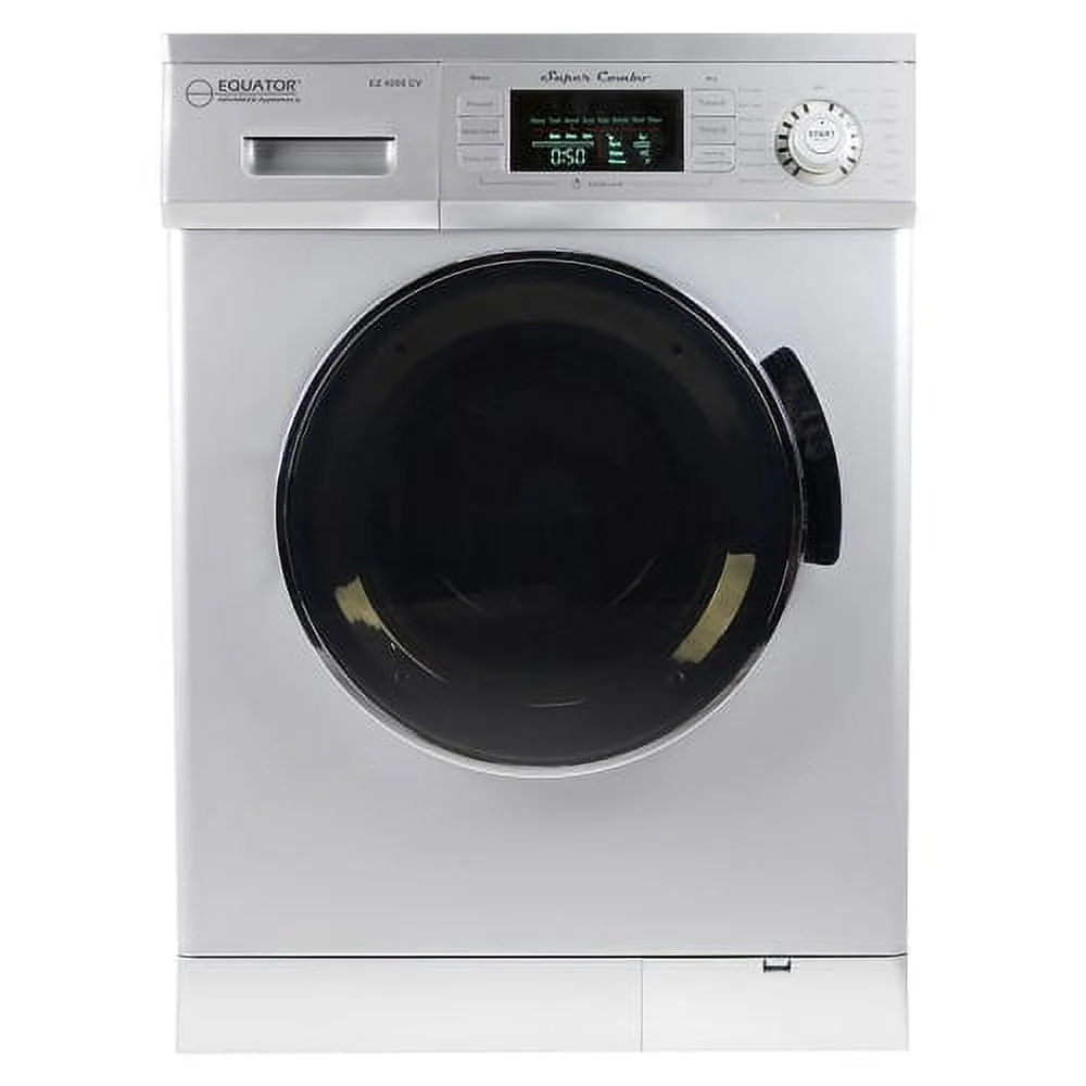 Equator All-in-One 13 lb Compact Combo Washer Dryer, Silver