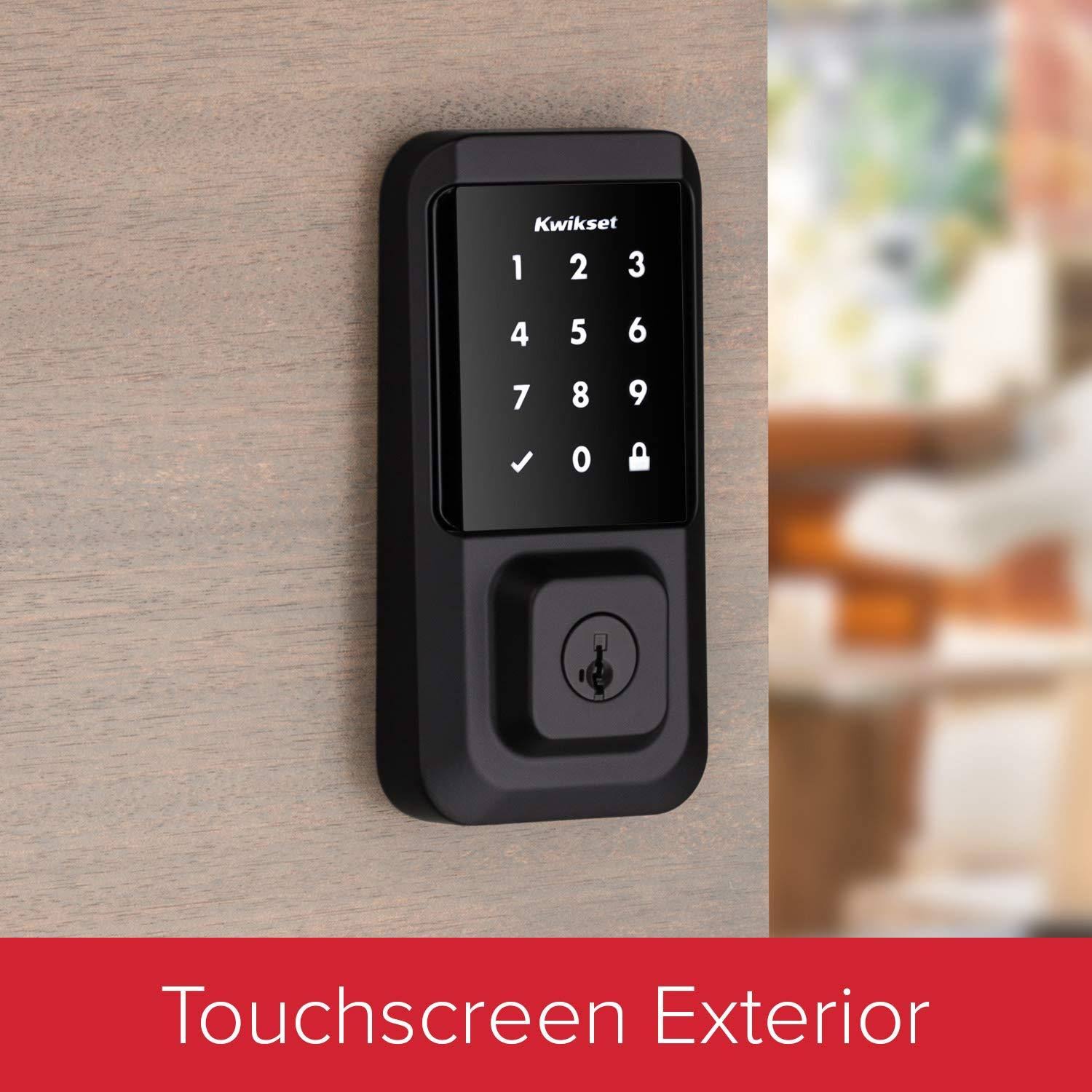 Kwikset Halo Touchscreen Wi-Fi Smart Lock Iron Black