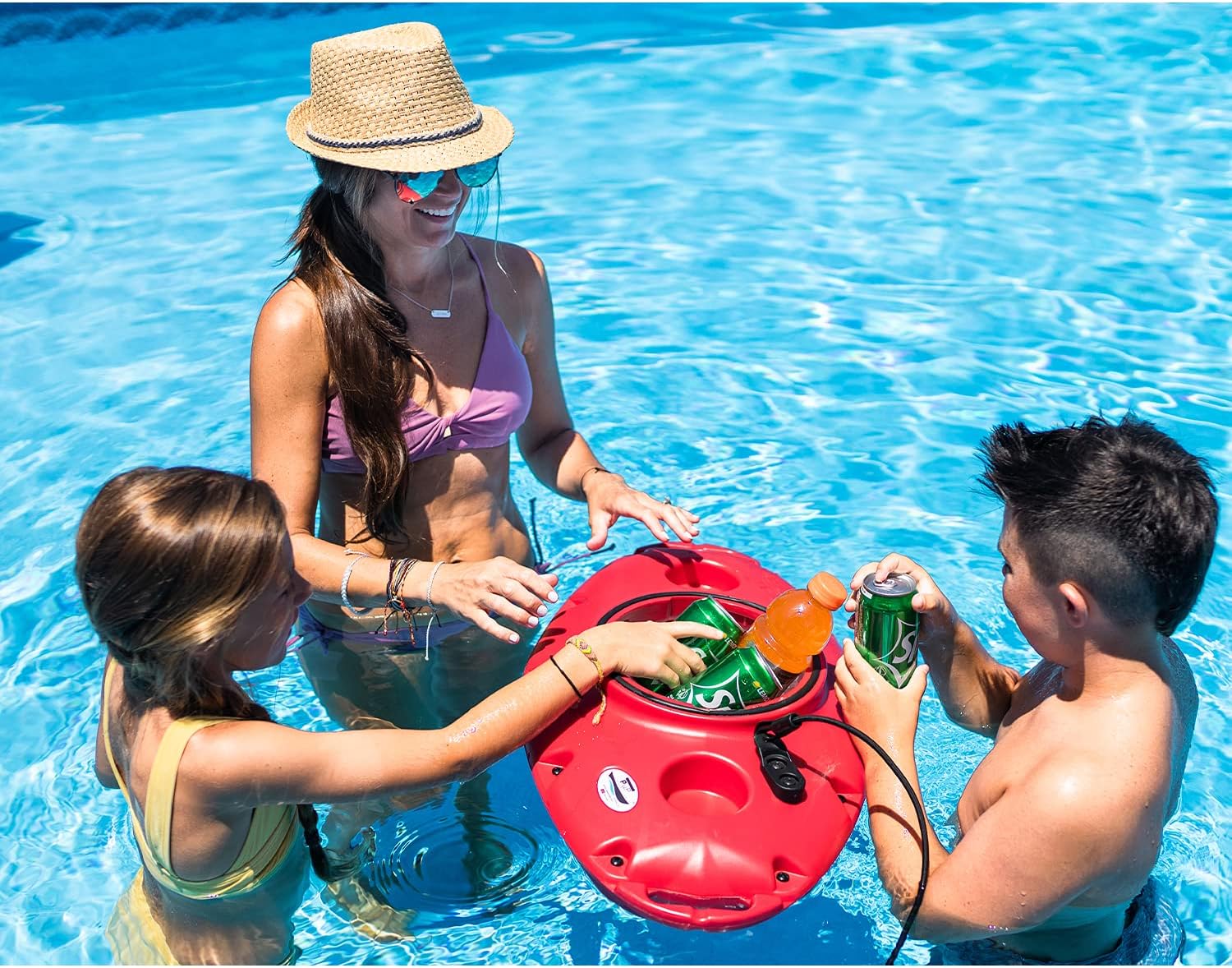 PuP Floating Cooler, Tow on Rivers and Lakes, 15 Quart