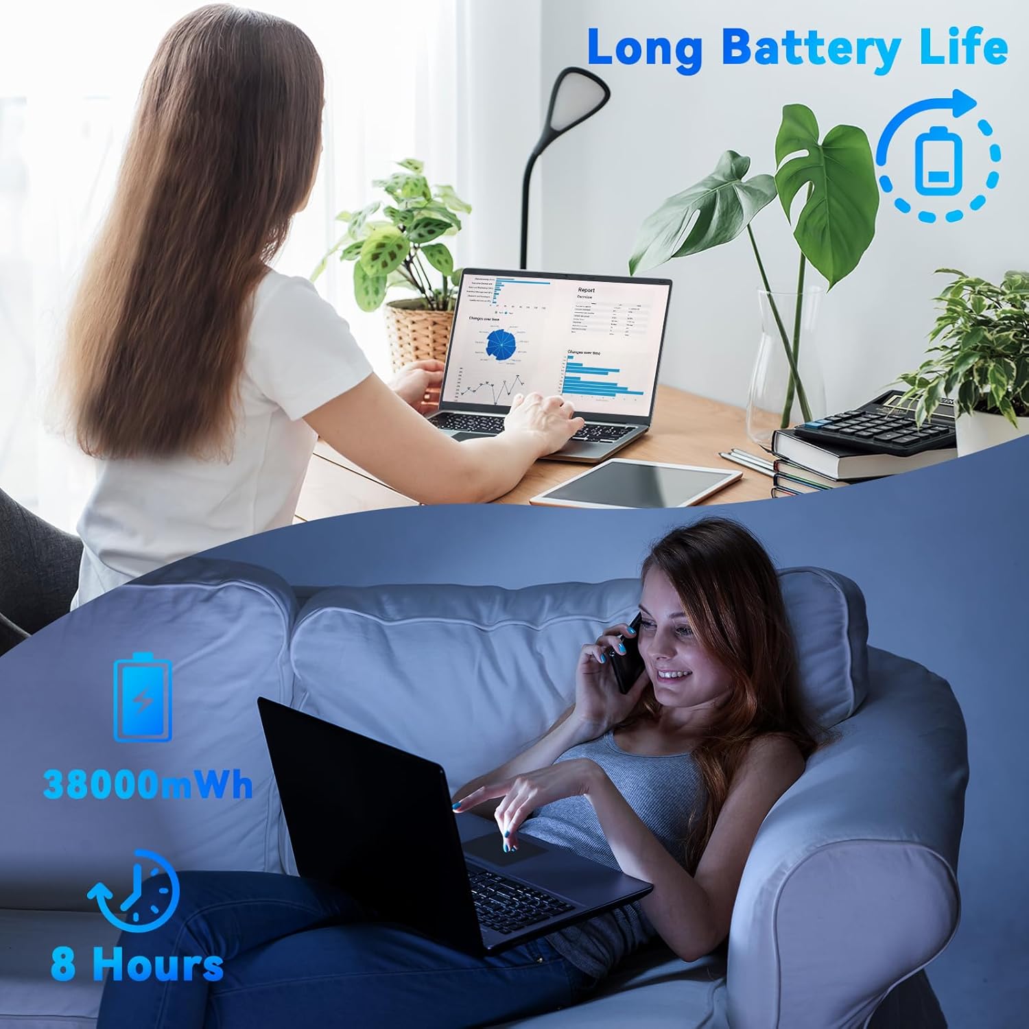 15.6'' Laptop 12GB DDR4 512GB SSD, Quad-Core Intel Celeron N5095 Processors, Windows 11 1080P IPS FHD Display Laptop Computer,Numeric Keypad USB 3.0, Bluetooth 4.2, 2.4/5G WiFi