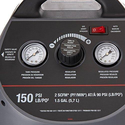 Porter-Cable CMB15 150 PSI 1.5 Gallon Oil-Free Fully Shrouded Compressor