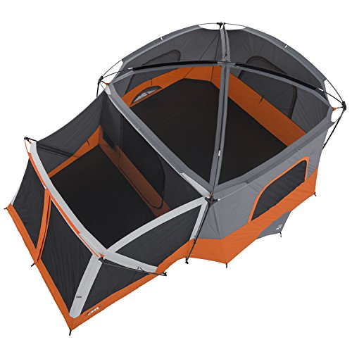 CORE Tent for Family Camping | 10 Person / 11 Person / 12 Person Large Multi Room Cabin Tents for Car Camping & Outdoor Adventures