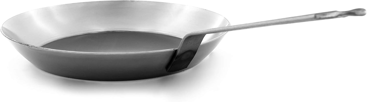 Matfer Bourgeat Black Carbon Steel Fry Pan, 11 7/8