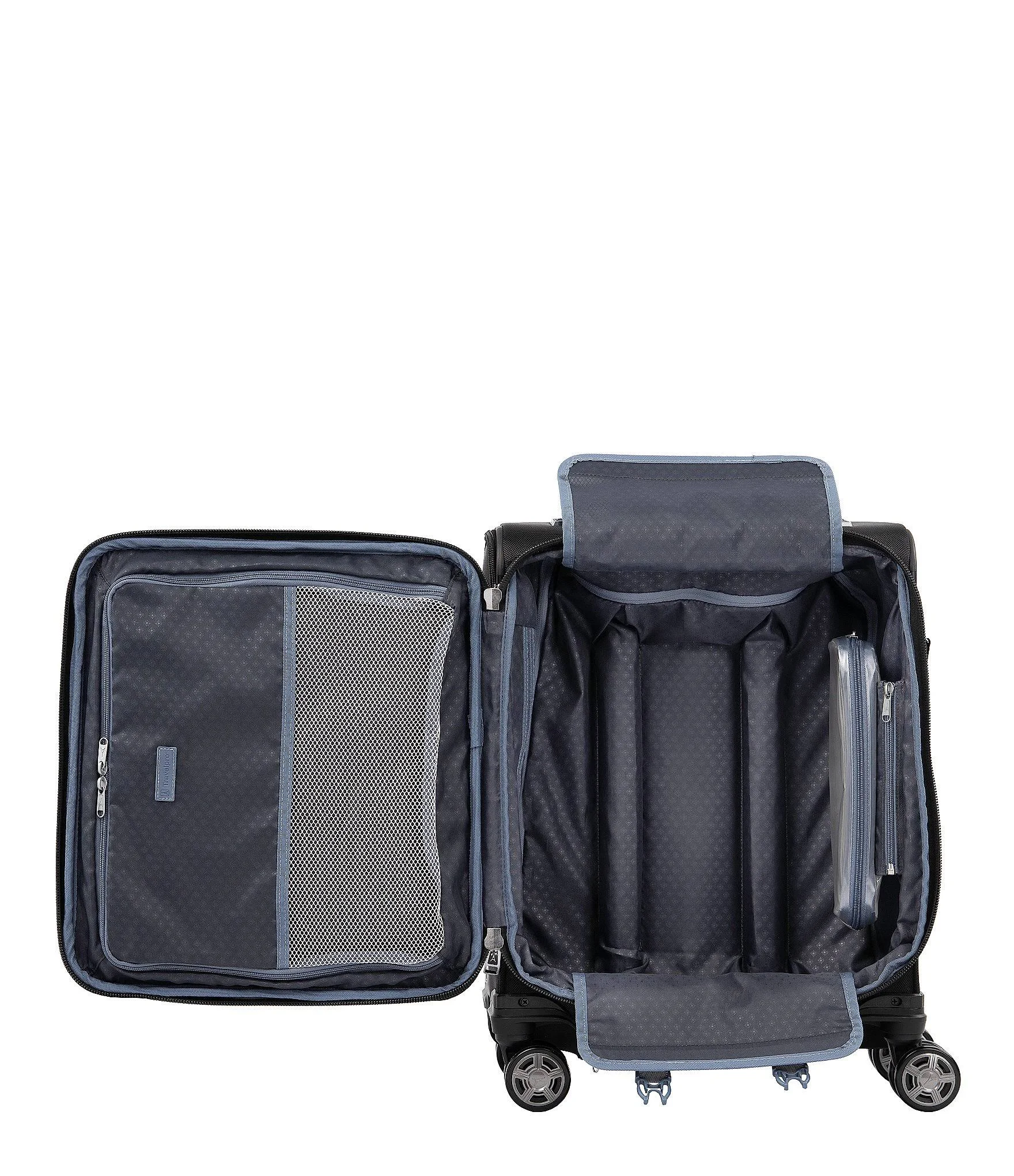 Travelpro Platinum Elite International Expandable Carry on Spinner - Shadow Black