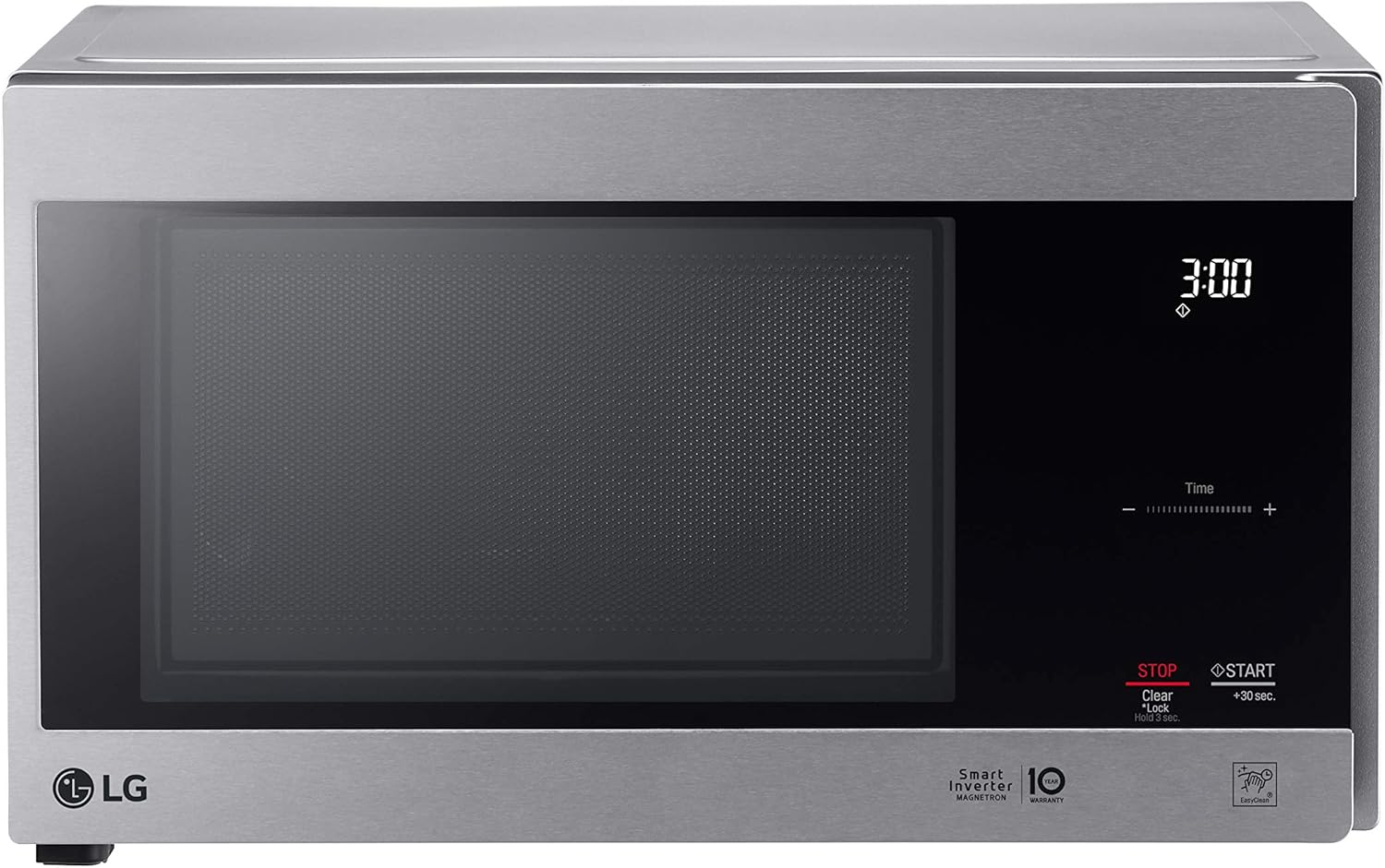 LG LMC0975ASZ 0.9 CF Countertop Microwave, Smart Inverter, Easy-Clean Interior with Hexagonal Ring, Stainless Steel