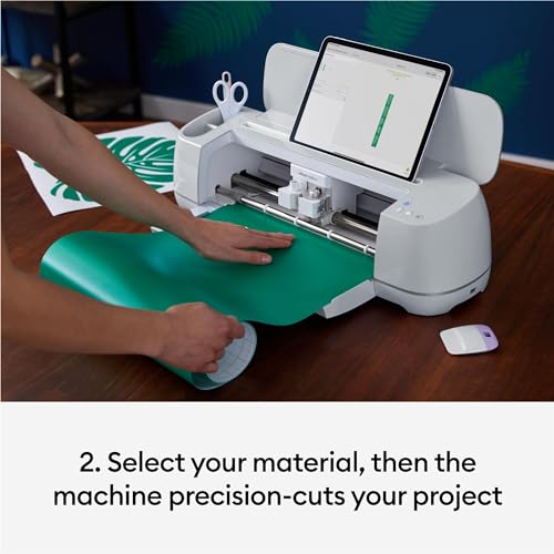 Cricut Maker 3 - Smart Cutting Machine, 2X Faster & 10X Force, Matless Cutting with Smart Materials, Cuts 300+ Materials, Bluetooth Connectivity, Compatible with iOS, Android, Windows & Mac