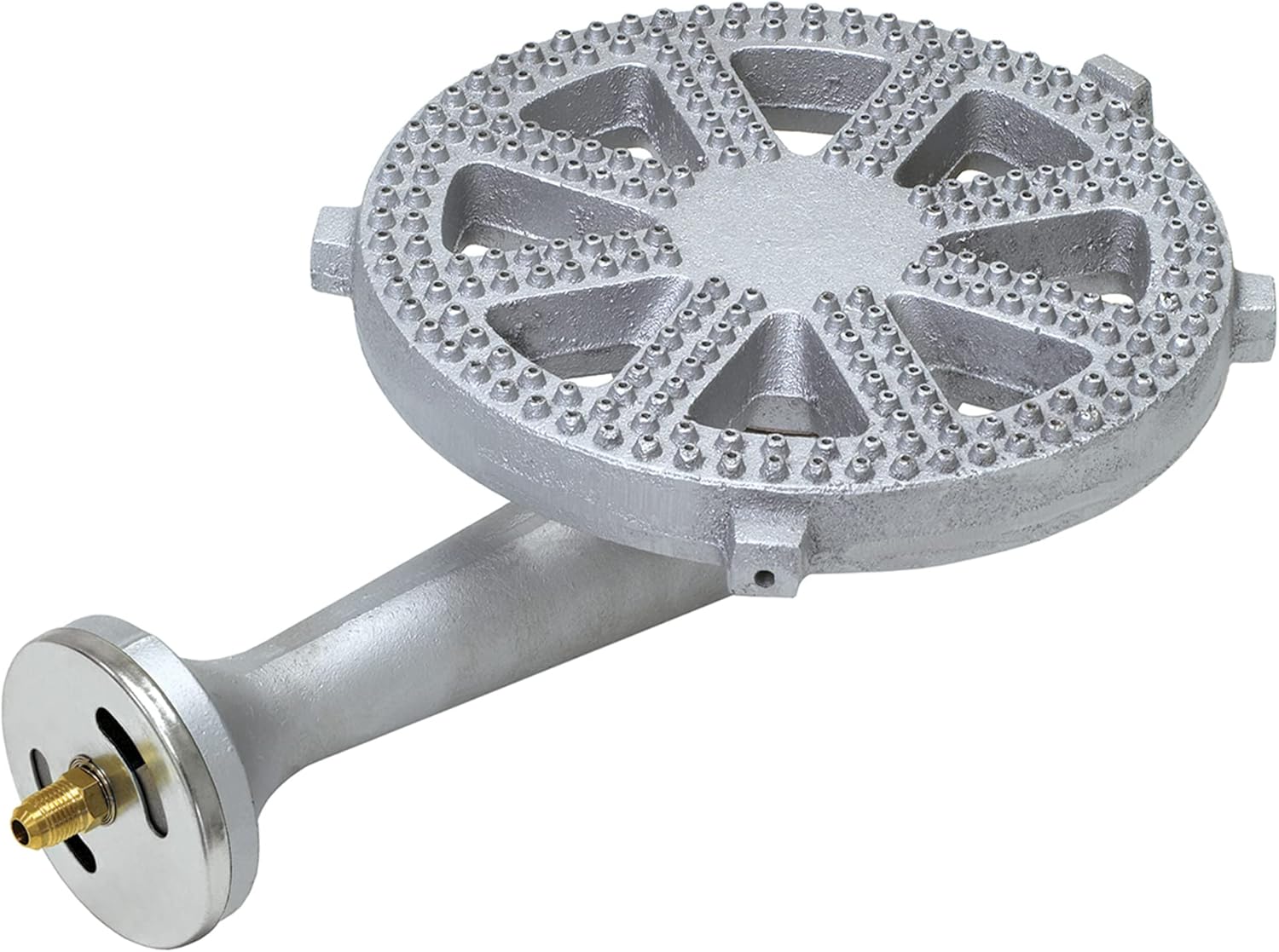 Bayou Classic SAB6 Stainless Bayou Banjo Cooker - 22-in Propane Burner for Outdoor Cooking - Crawfish Boiler, Homebrew Burner, Fits Large Stock Pots, Cast Iron Kettles - Seafood Boil Pot, Stew, Gumbo