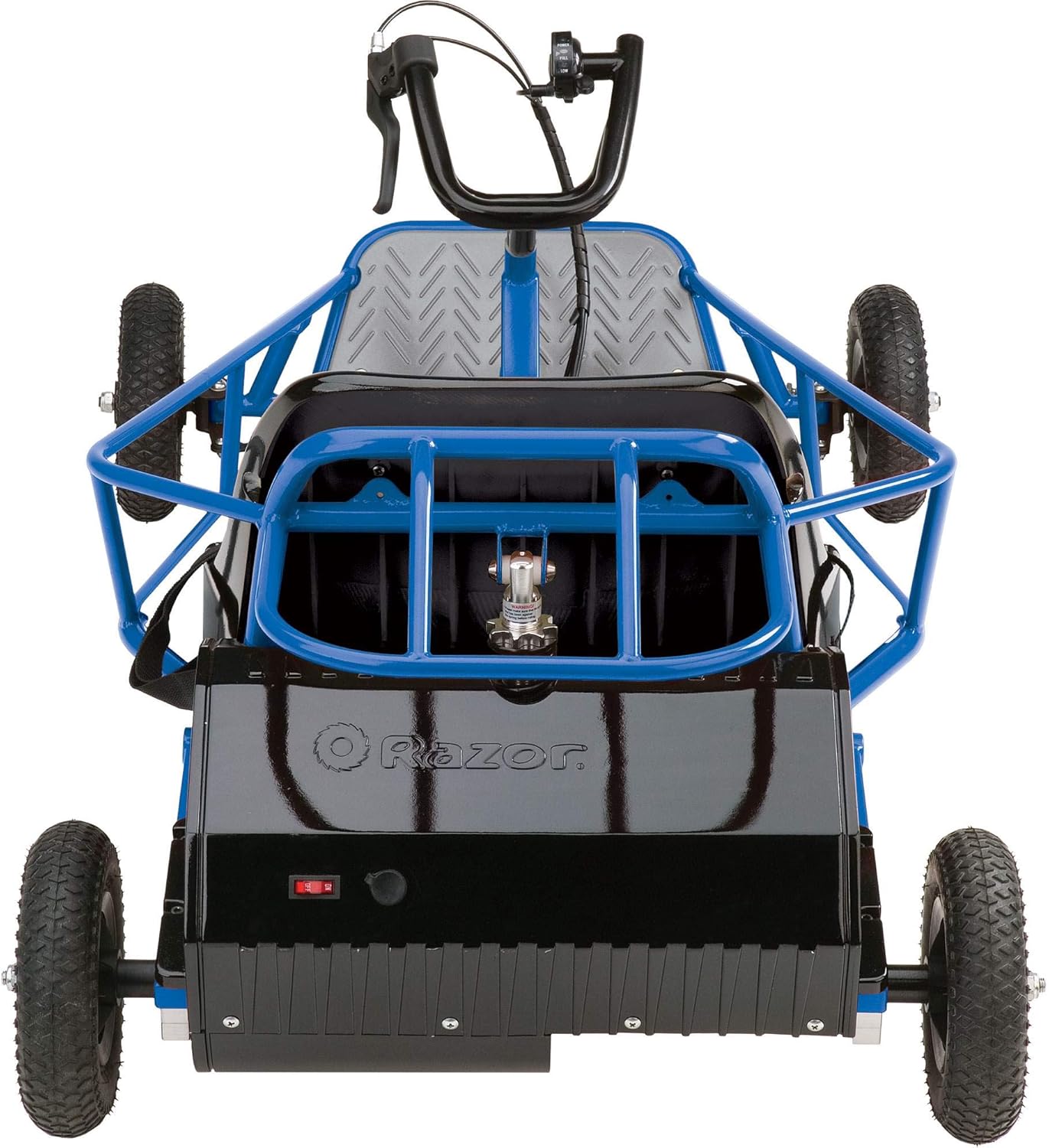 Razor Vintage Single Rider Electric Compact Steel Frame Kart Dune Buggy for Ages 8 and Up with 120 Pound Maximum Weight Capacity, Blue
