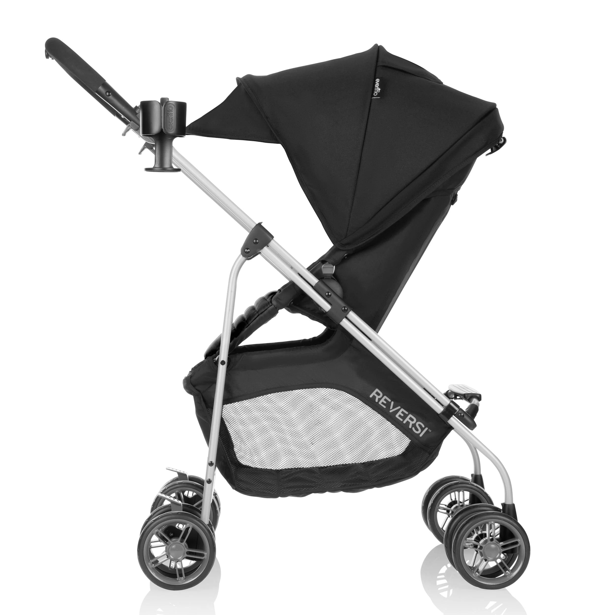 Evenflo Reversi Lightweight Reversible Stroller (Altair Black), Unisex
