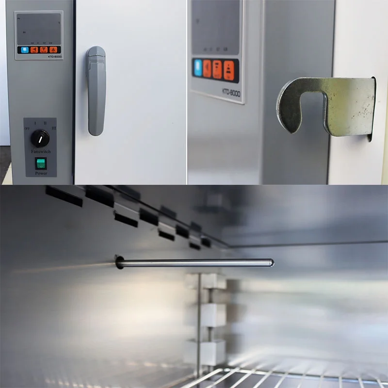 EQCOTWEA 101-2AB Digital Forced Air Convection Drying Oven Industrial Lab Sterilizing Heat Treatment 220V