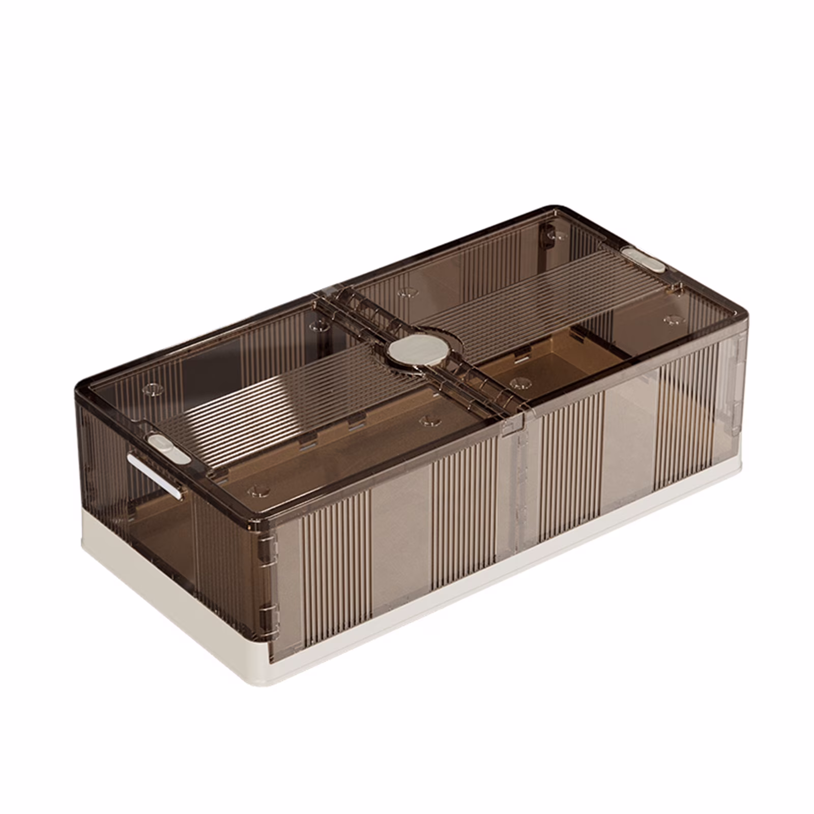14gal Under Bed Storage Containers - 2 Pack,Stackable Storage Bins with Wheels,Large Capacity Transparent Organizer for Space Saving,Ideal for Clothes, Toys