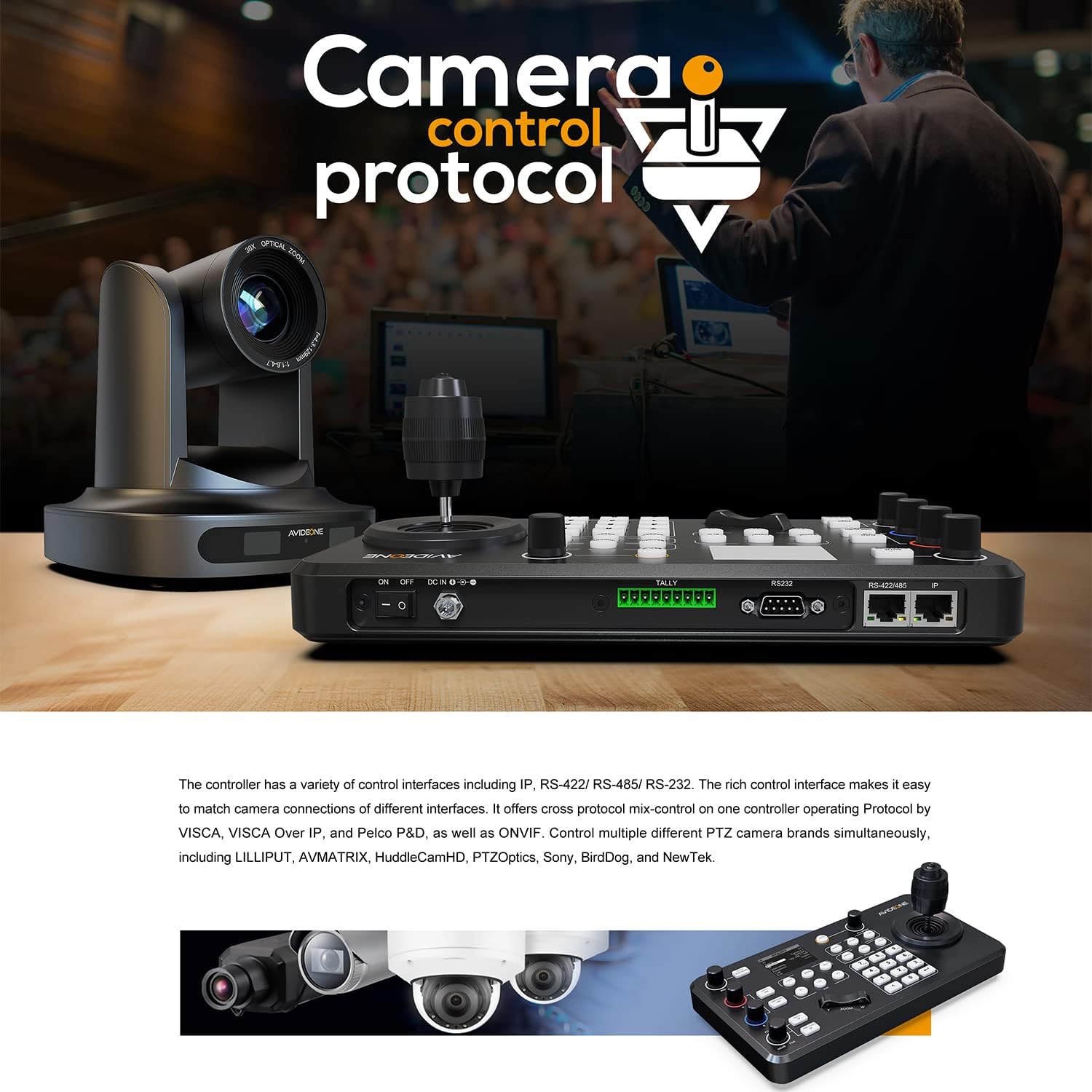 Church Camera Live Streaming Conference Room Camera System PTZ Camera POE 20x Optical Zoom with Simultaneous HDMI/3G-SDI 1080P 60Fps IP Live Streaming for Meeting Broadcast Conference Churches Events