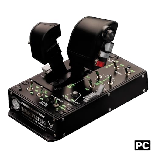 THRUSTMASTER FIghter Bundle - HOTAS Warthog Flight Stick Viper TQS Mission Pack TPR Pedals Worldwide Version (Compatible with PC)