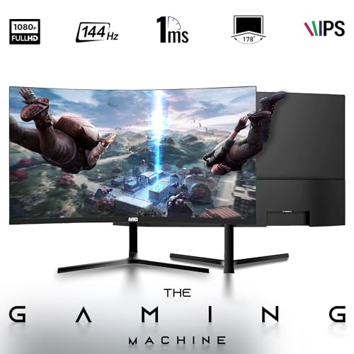 TechMagnet Gaming Desktop PC, Intel i5 4th Gen, Zeus Pro 4, GT 1030 2GB DDR5, 8GB RAM ARGB, 1TB SSD + 4TB HDD, MTG 24 Inch Curved Gaming Monitor, RGB Kit, Windows 11 Pro (Renewed)