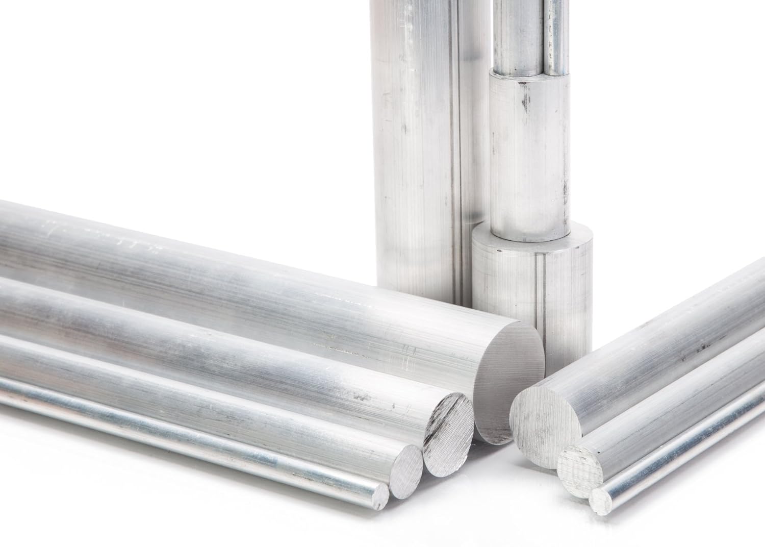 Diameter, 6061 Aluminum Round Rod, 48" Length, T6511, Extruded, 1.0" Diameter