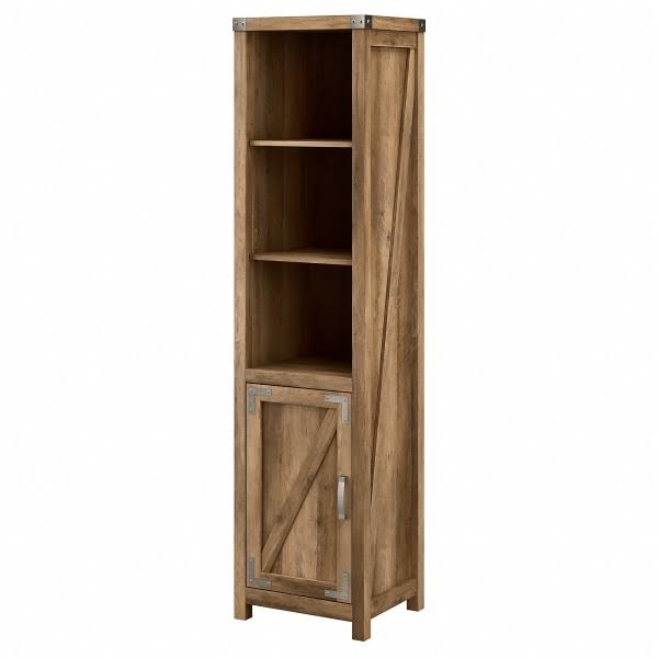 kathy ireland Home Cottage Grove - Bookcase - 5 shelves - laminated engineered wood - reclaimed pine
