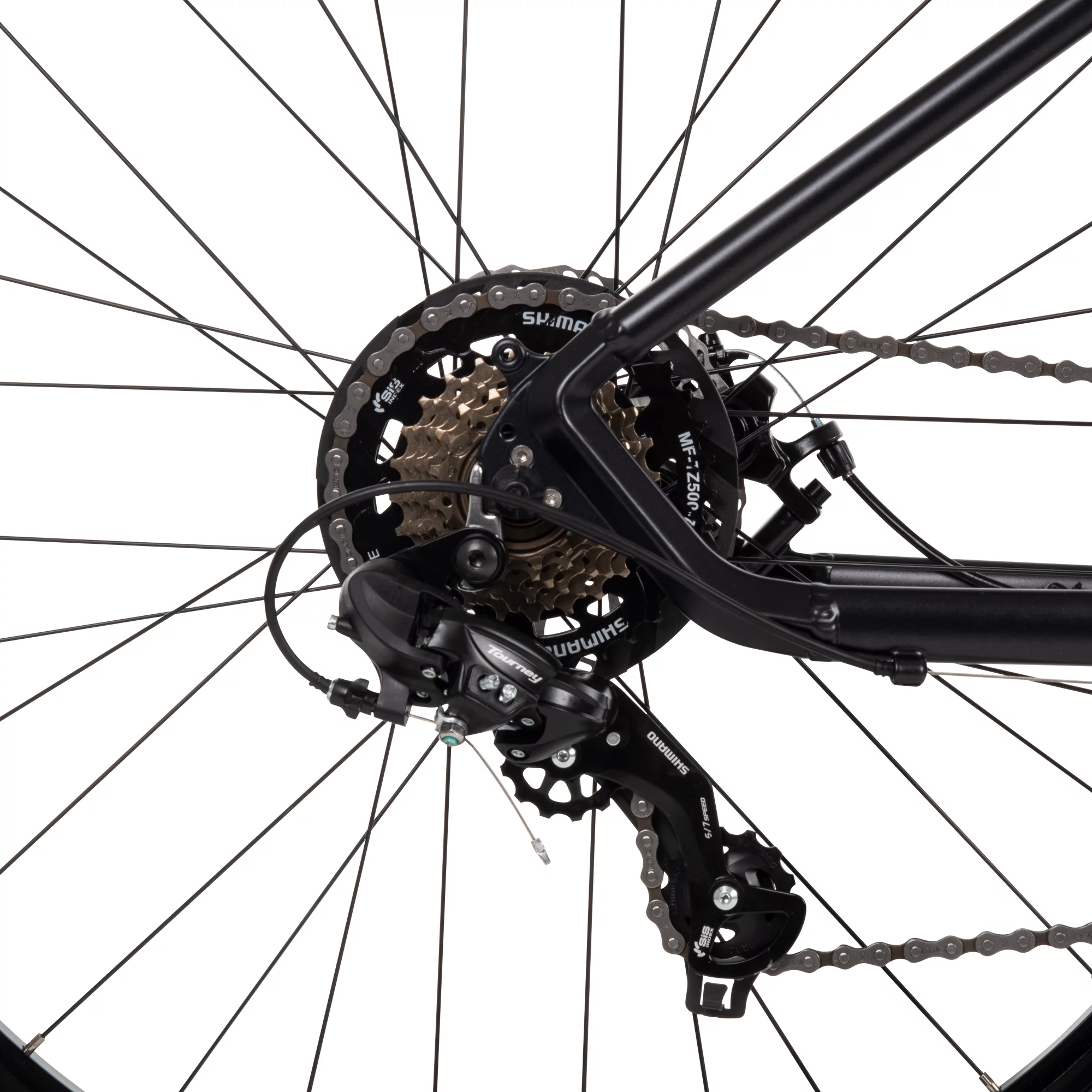 Huffy Zaire Mens' 27.5" 21 Speed Aluminum Hardtail Mountain Bicycle, Black