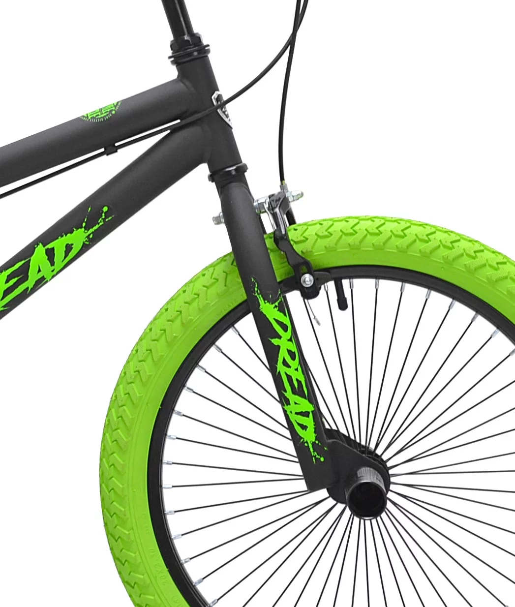 Kent 20 in. Dread BMX Boys Child Bike, Green and Black