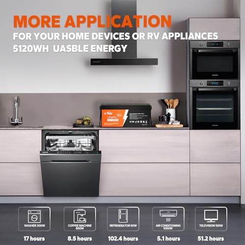 LiTime 12V 100Ah LiFePO4 Battery BCI Group 31 Lithium Battery Built-in 100A BMS, Up to 15000 Deep Cycles, Perfect for RV, Marine, Home Energy Storage
