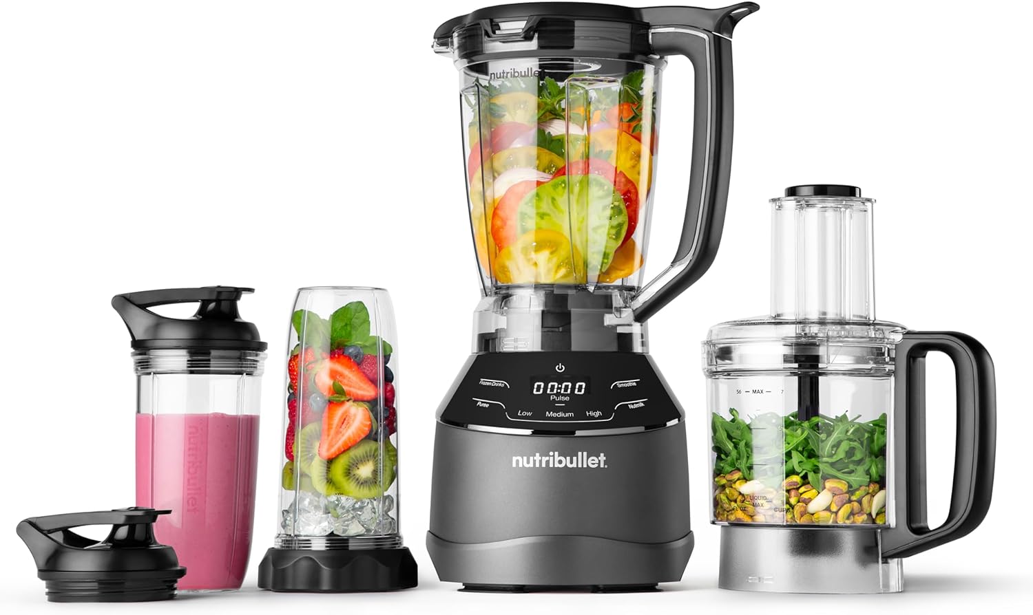 nutribullet Triple Prep System NBKS50100 Blender Combo NBF50500