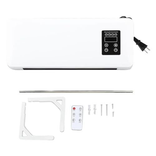 Mini Split AC/Heating System, Split AC Unit, Mini Wall Mounted Air Curtain Fan 2 In 1, Wall Mounted Portable Ductless Air Conditioner Fan With Remote, for Home Apartment Office