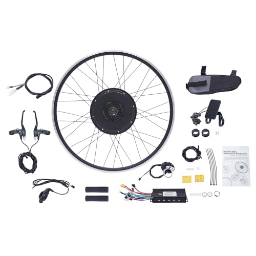 Electric Bike Conversion Kit, 48V 1000W 700C 28"/ 29" Front/Rear Wheel Electric Bicycle Hub Kit Dual Mode Controller w/LCD Display & PAS, 5-Speed Adjustment E-Bike Conversion Kit