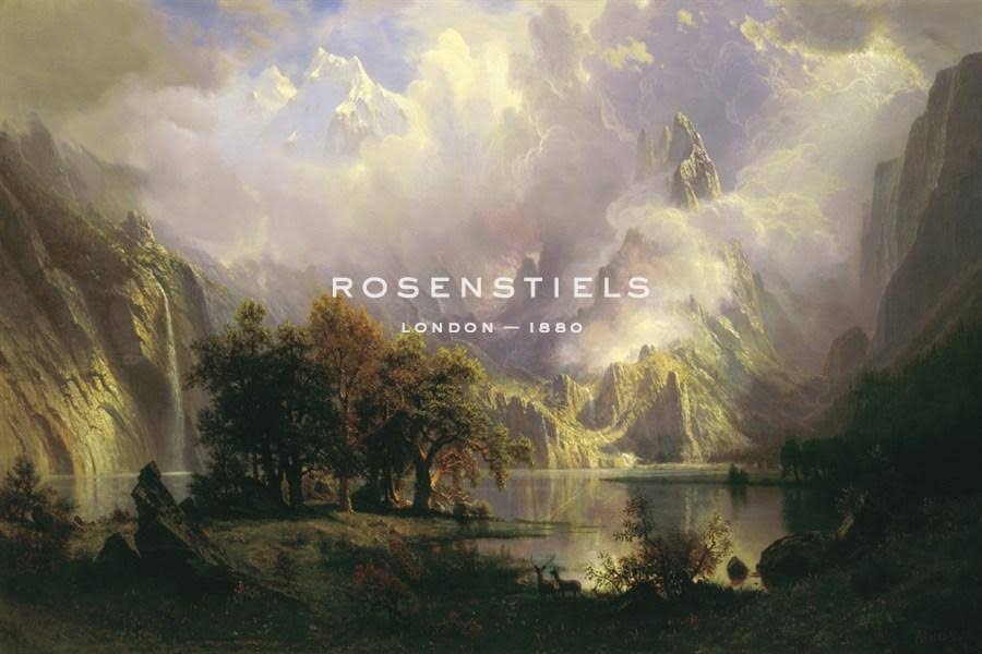 Albert Bierstadt - Rocky Mountain Landscape, 1870 Giclee Canvas