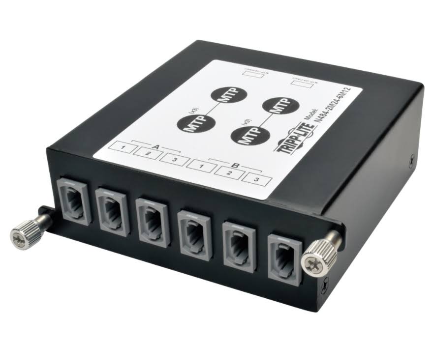 Tripp Lite 100Gb/120Gb to 40GB Breakout Cassette 2 24-Fiber to 6 12-Fiber (N484-2M24-6M12)