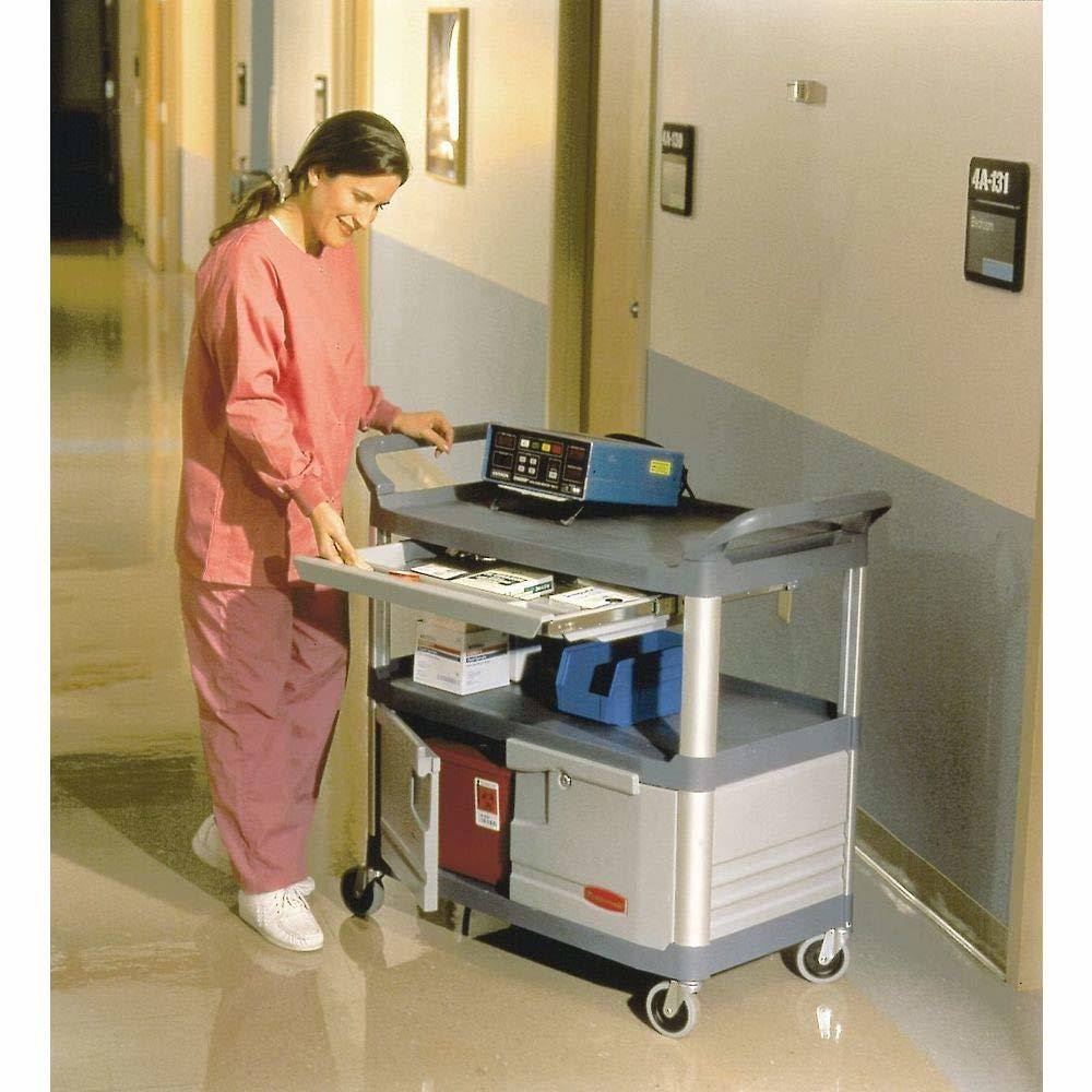 Rubbermaid Instrument Cart, Gray