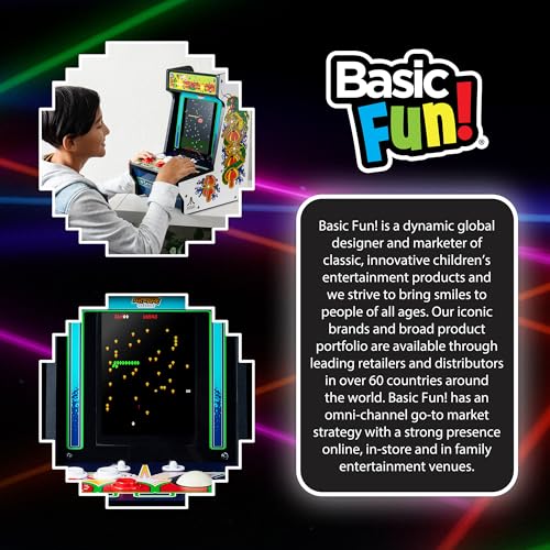 Arcade Classics - WWE Counter Series Game Machine, 4 Games, 8" Liquid Crystal Screen - Mini Cabinet, Portable Gaming, Retro, Countertop Console, Basement Decoration, Man Cave