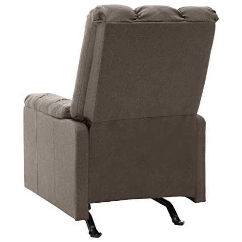Recliner,Room Chairs for Bedrooms,Single Sofa Chair,Recliner Chairs for Adults,Reclining Chair,Master Bedroom Furniture,for Living Room, Office, Bedroom,Movies,TV Dramas and Music, Taupe Fabric